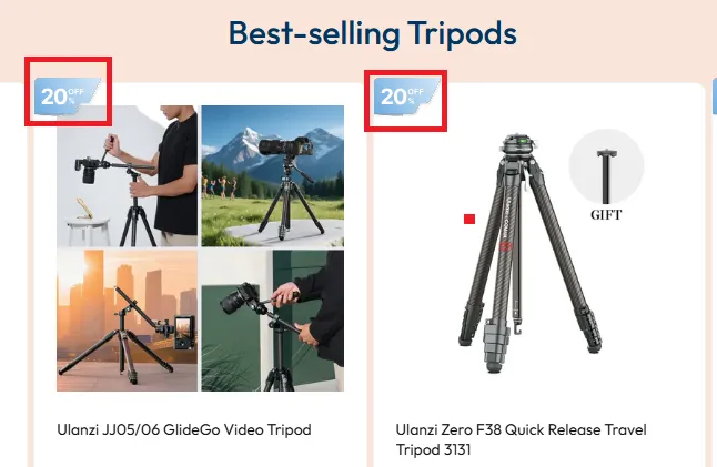 Ulanzi best sellng tropods